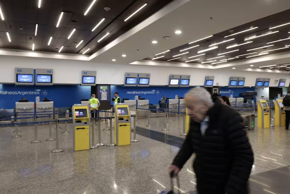 O Aeroparque, em Buenos Aires — Foto: Santiago Filipuzzi/La Nacion