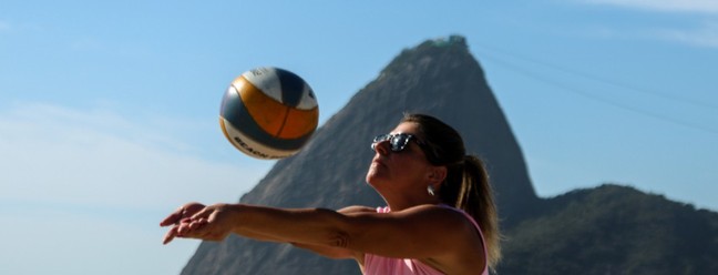 Vôlei de Praia é uma das modalidades que ganham as areias da Praia do Flamengo em 2025 — Foto: Gabriel de Paiva / Agência O Globo