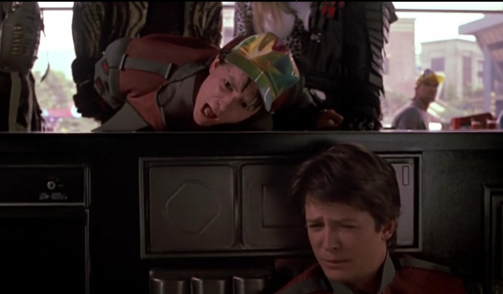 Michael J. Fox in'De Volta Para o Futuro - Parte II' (1989) — Foto: Reprodução