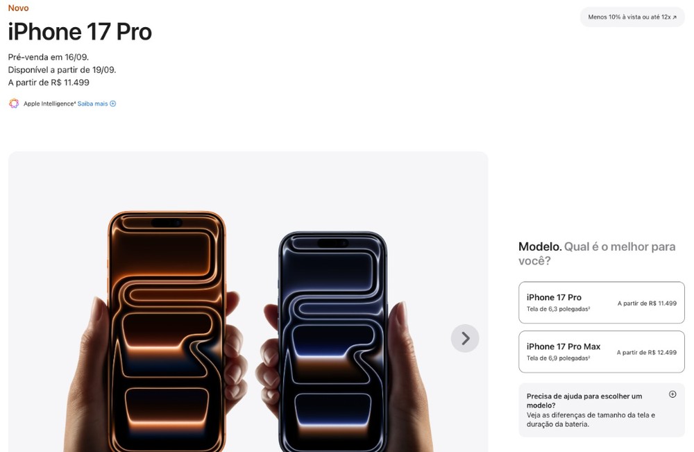 Preço do iPhone 17: veja valores no Brasil do novo lançamento da Apple