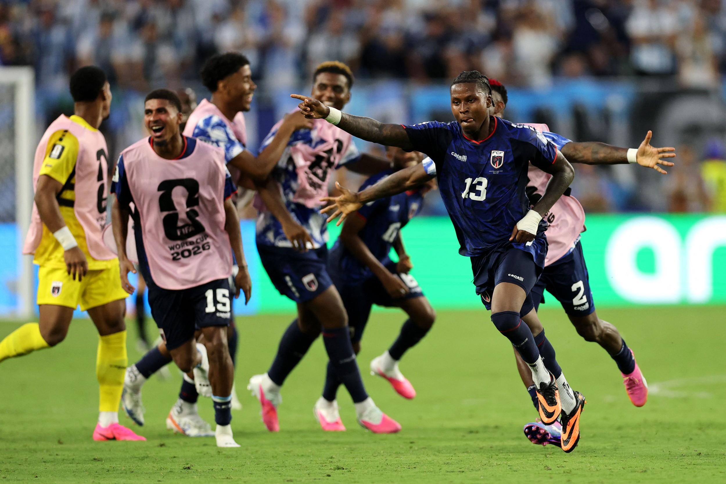 Argentina 2 x 2 Cabo Verde: Cabral marca golaço e volta a empatar para os cabo-verdianos; siga ao vivo