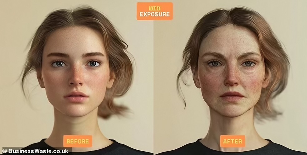 Mulher submetida a níveis médios de contaminação por microplásticos — Foto: Reprodução