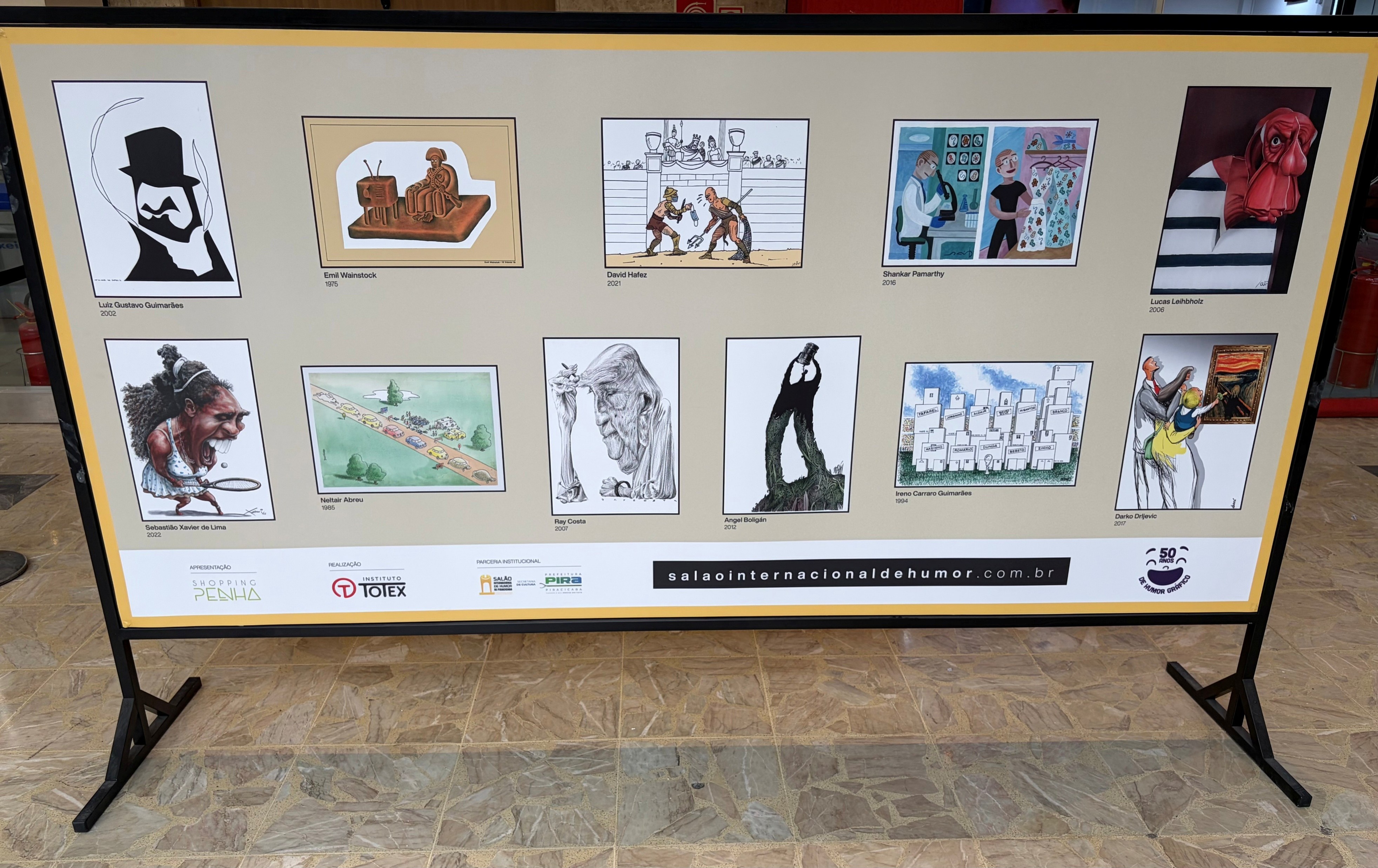 Mostra “50 Anos de Humor Gráfico” termina em 18 de outubro