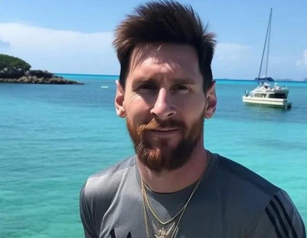 Fotos de Lionel Messi em Miami feitas com Inteligência Artificial viralizam — Foto: Reprodução
