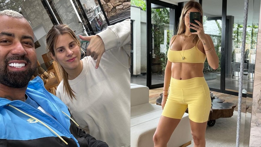 Shantal Shantal retoma treinos com personal após gravidez: 'Muito dedicada'