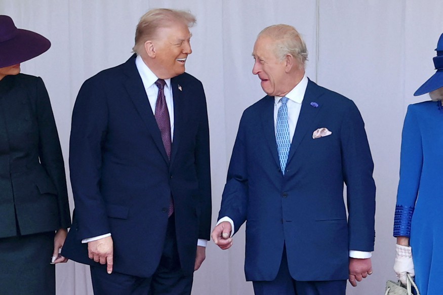 US President Donald Trump and First Lady Melania Trump arrive in the UK for an unprecedented state visit — Photo: Chris Jackson