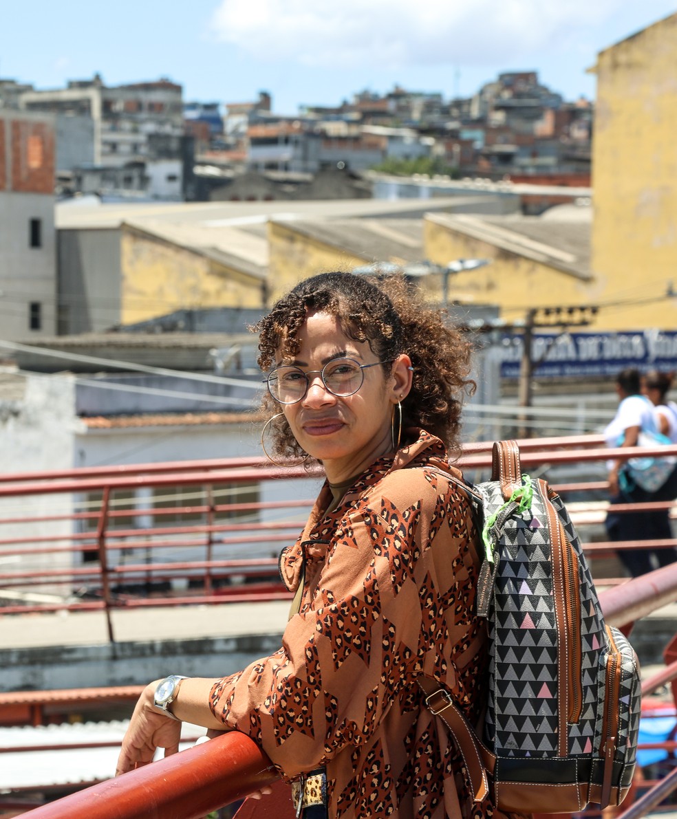 Professora Helaine Cristiana Alves Santos — Foto: Gabriel de Paiva / Agência O Globo