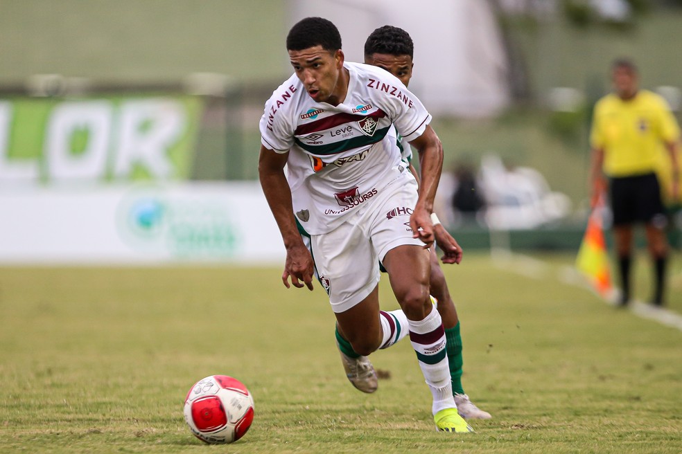 Kauã Elias foi afastado do Fluminense — Foto: MARCELO GONÇALVES / FLUMINENSE FC