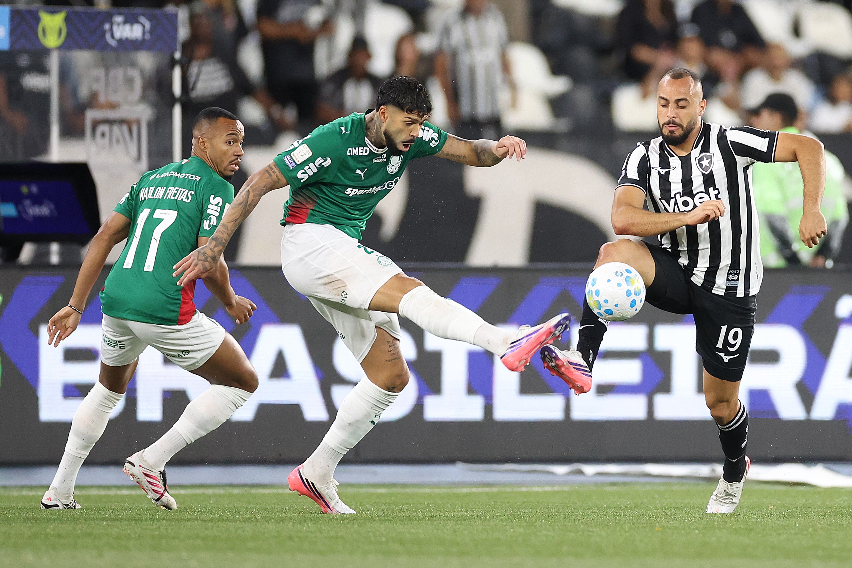 Botafogo, Palmeiras, Marlon Freitas e Barboza: empate não fica bom para ninguém no Nilton Santos; análise - Foto