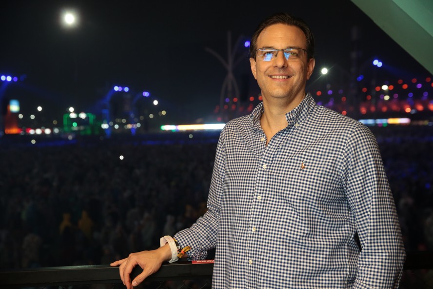 Alexandre Carreteiro, presidente da PepsiCo, no Rock in Rio