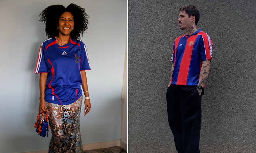 Camisas de futebol retrôs viram tendência no mundo da moda urbana com  estética 'charmosa' e designs arrojados
