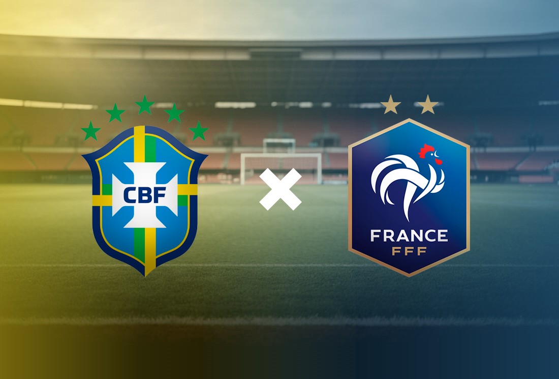 Brasil x França: onde assistir ao vivo ao amistoso internacional