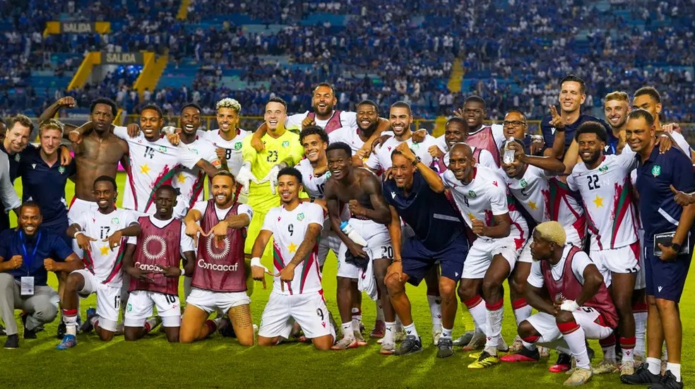 Suriname tenta vaga inédita na Copa do Mundo de 2026 — Foto: Divulgação/Concacaf