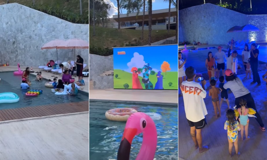 Virginia Fonseca faz 'open house' em nova mansão, com festa na piscina para  as filhas