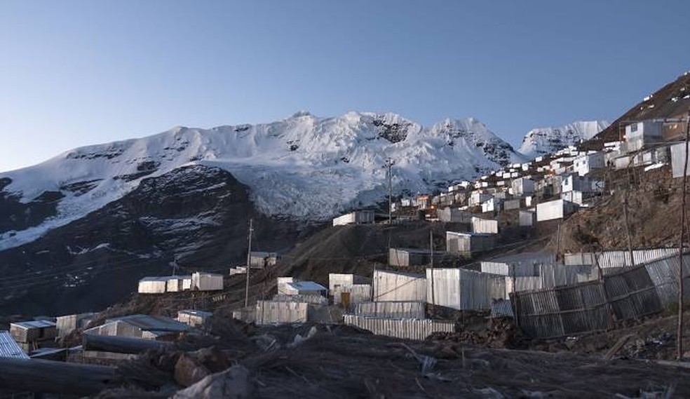 La Rinconada, no Peru, é a cidade mais alta do mundo — Foto: Reprodução