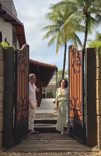 Entrada Da Casa de Alexandre Nero E Karen Brusttolin - Foto: Reprodução/Instagram