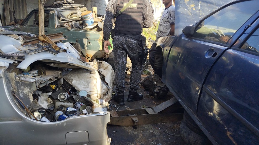 PM realiza operações para combater roubos e furtos de veículos na cidade — Foto: PMSP