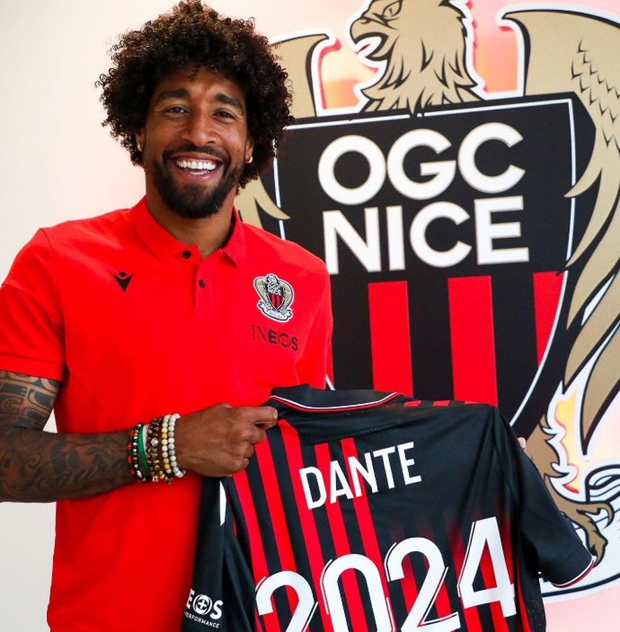 Titular no 7 a 1 em 2014, zagueiro Dante renova contrato com Nice e atuará até os 40 anos