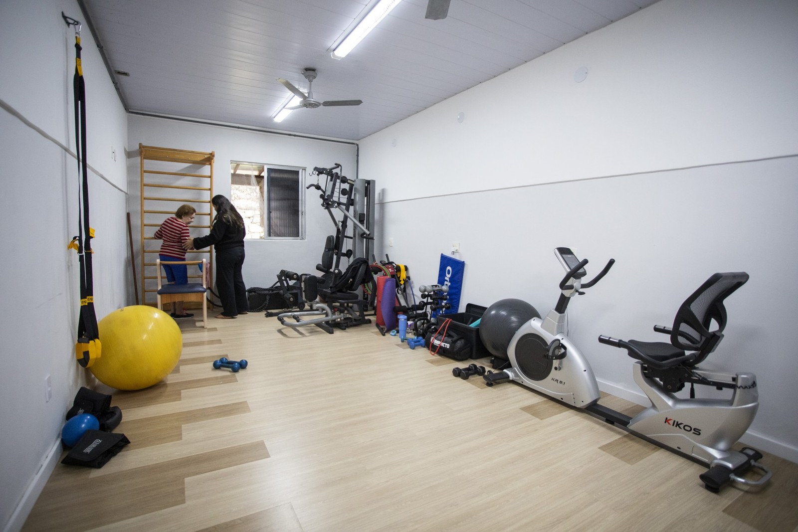 Centro de fisioterapia do retiro dos Artistas - foto: Guito Moreto/agência Globo