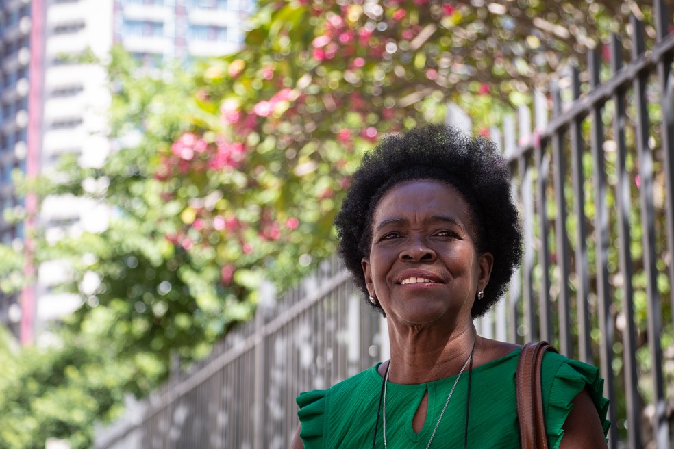 'Quem é o governador do Rio?': servidora federal Mariula de Almeida Glória responde — Foto: Júlia Aguiar