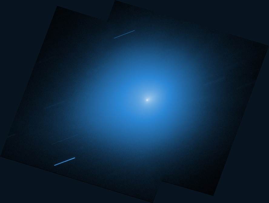 O cometa 3I/Atlas em imagem de 30 de novembro de 2025 do Telescópio Espacial Hubble