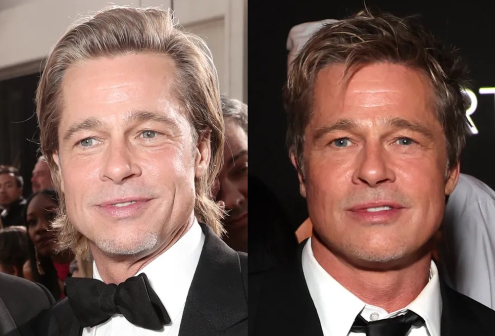 Mudança no rosto de Brad Pitt viraliza e aparência do ator após