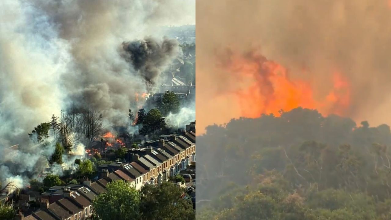 Incêndios Florestais Devastam Reino Unido com Evacuações
