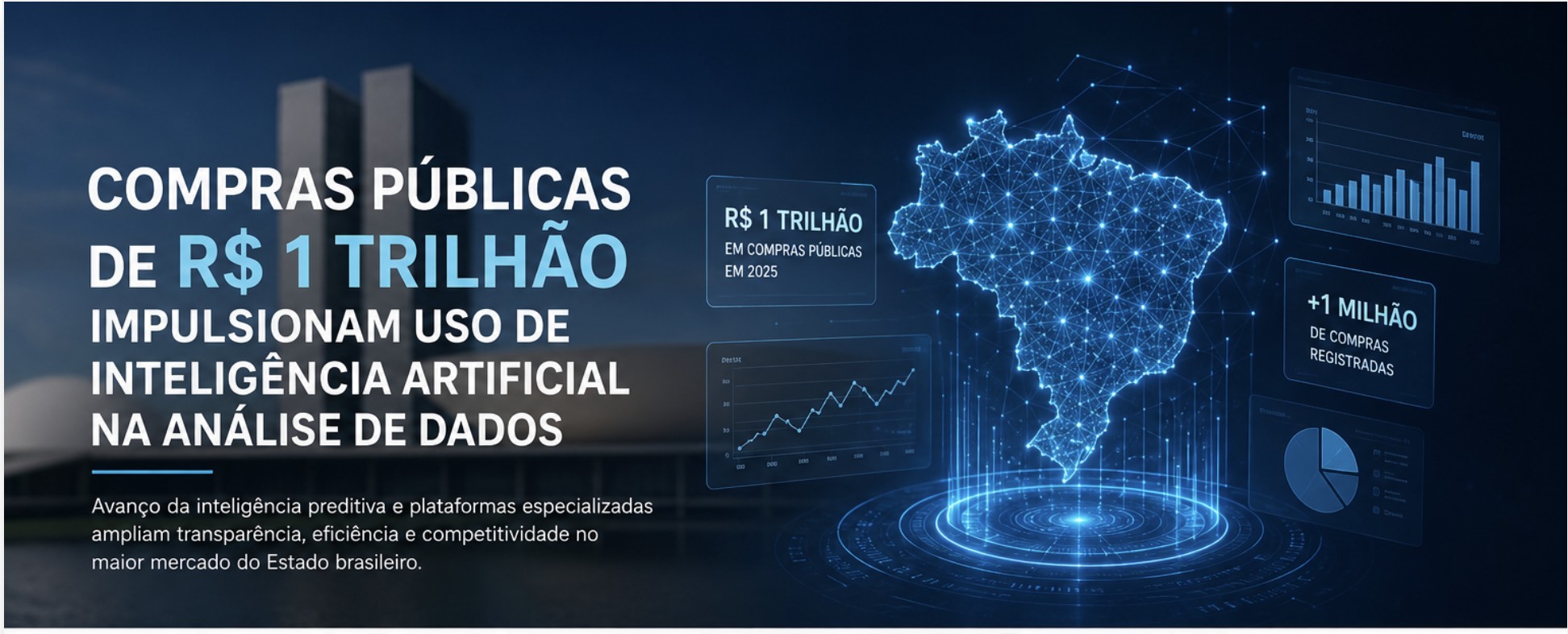 Compras públicas de R$ 1 trilhão impulsionam uso de IA - QTU Questões do Universo
