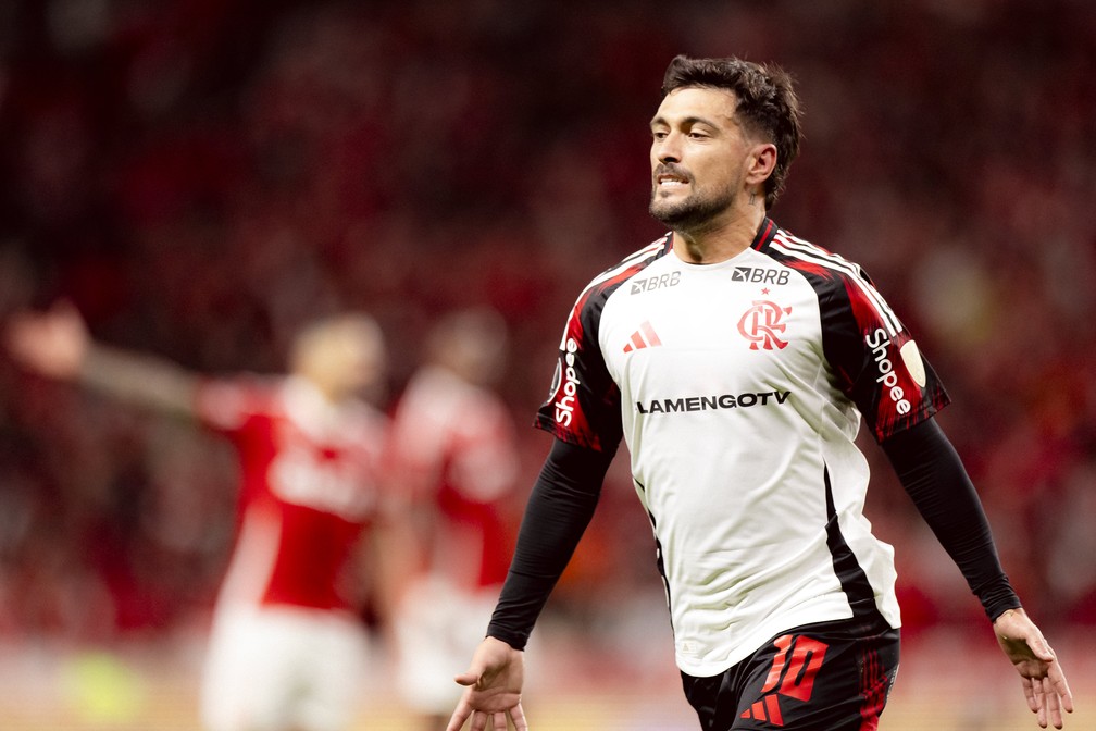 Com gol de Arrascaeta, Flamengo elimina Internacional e avana s quartas de final da Libertadores  Foto: Adriano Fontes/Flamengo