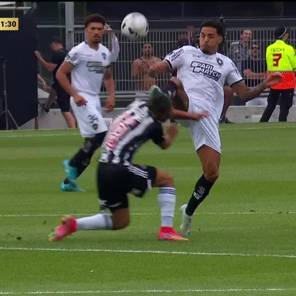 Gregor was sent off after 29 seconds in the 2024 Libertadores final – Photo: Reproduction/TV Globo