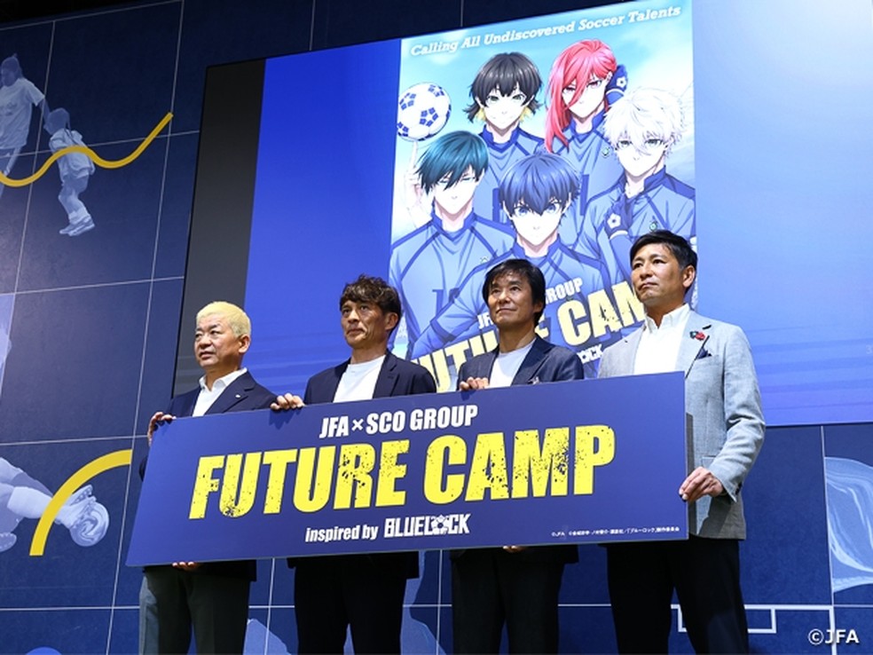 Federação japonesa anuncia camp inspirado em Blue Lock — Foto: Divulgação/JFA