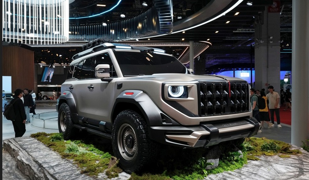 Carro-conceito Electra-GS da Buick — Foto: Qilai Shen/Bloomberg
