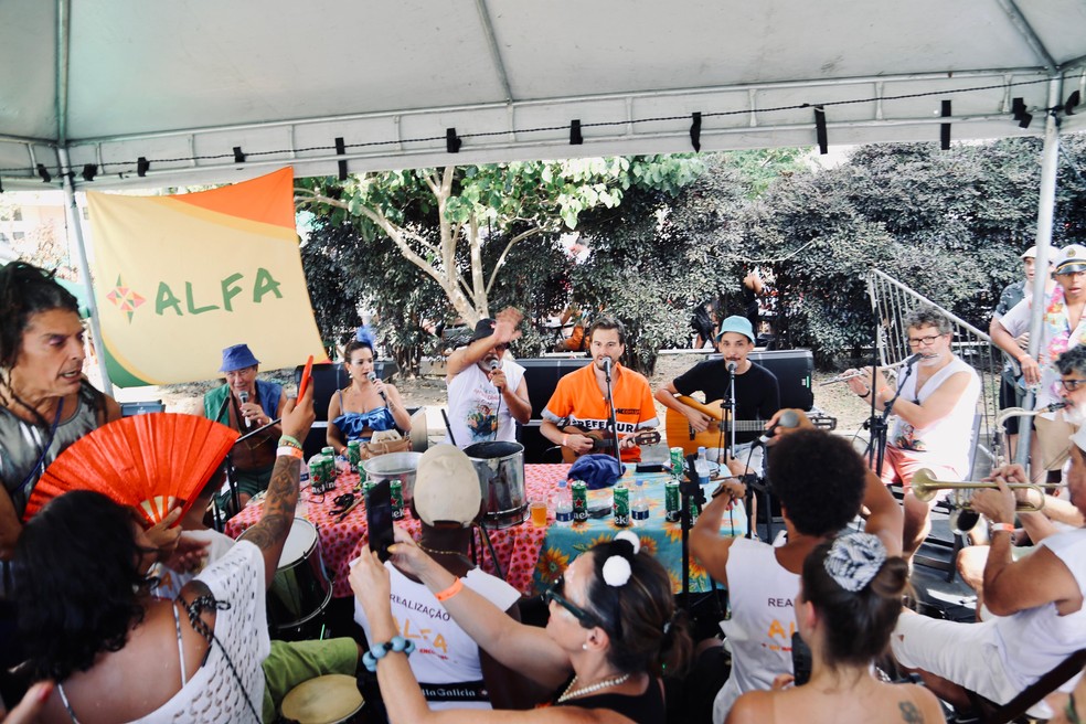 O Samba do André, no Al Farabi — Foto: Divulgação