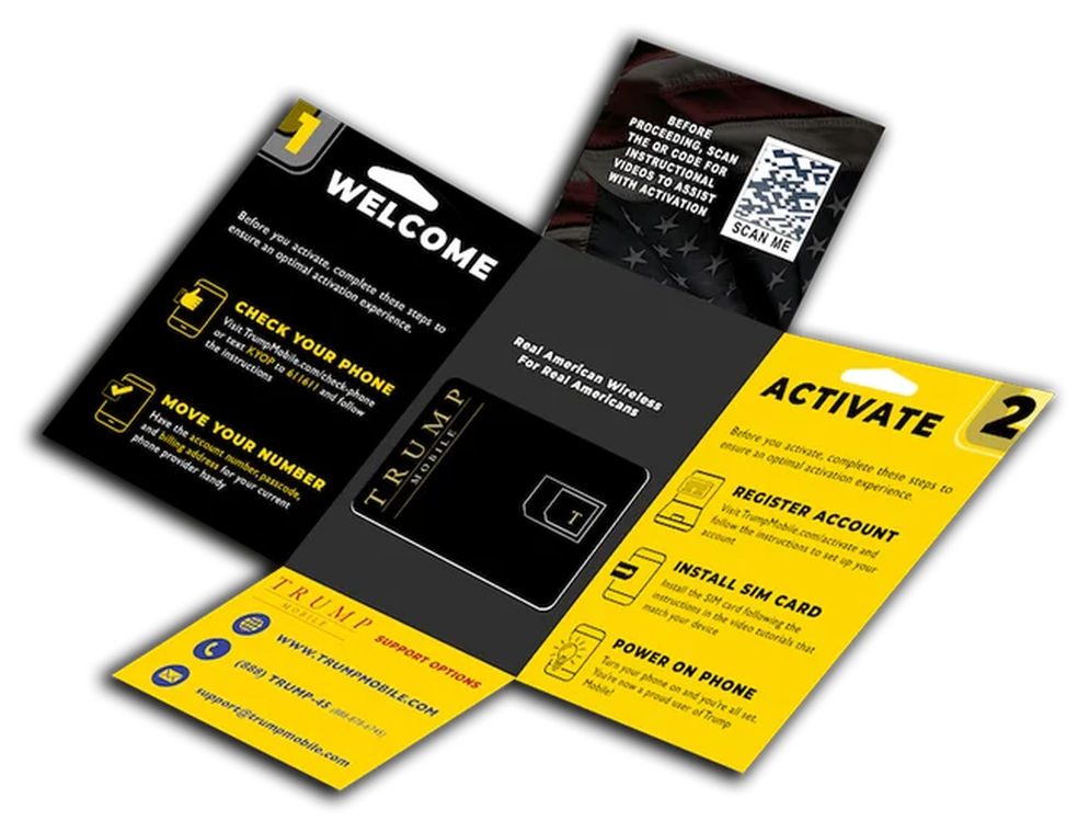 A operadora móvel de Trump — Foto: Trump Mobile/Divulgação