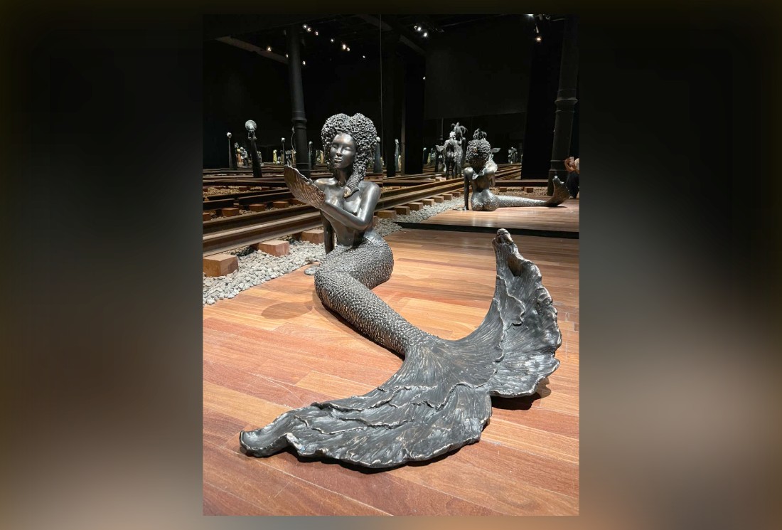 De Salvador, escultura de Iemanjá, da artista Nádia Taquary, é exposta no Rio - QTU Questões do Universo