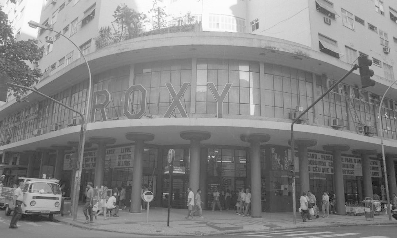 Em 1991, o Roxy foi fechado e reaberto no mesmo ano, com três salas, como é atualmente, com capacidade para 800 pessoas  Globo — Foto: Alexandre França / Agência O