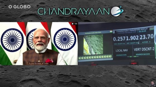 Índia perde contato com missão inédita enviada à Lua; vídeo