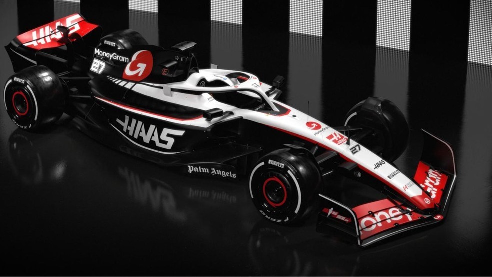 Carro da Haas para a temporada 2023 — Foto: Divulgação
