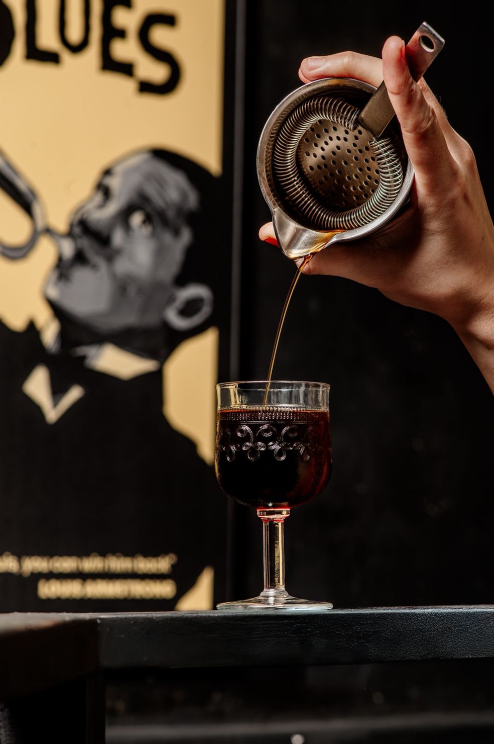 Liz: o drinque Sétimo Ingrediente — Foto: Divulgação / Foto de Nubra Fasari