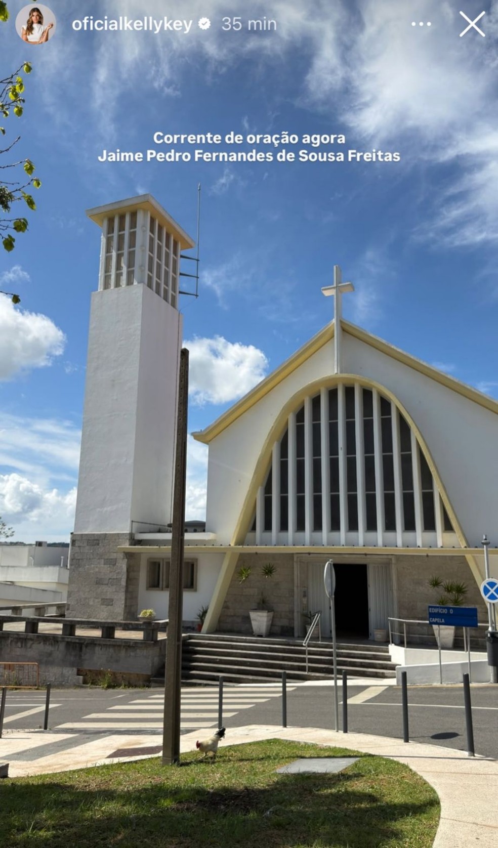 Marido de Kelly Key sofreu AVC em Lisboa e cantora fez apelo nas redes &mdash; Foto: Reprodu&ccedil;&atilde;o Instagram