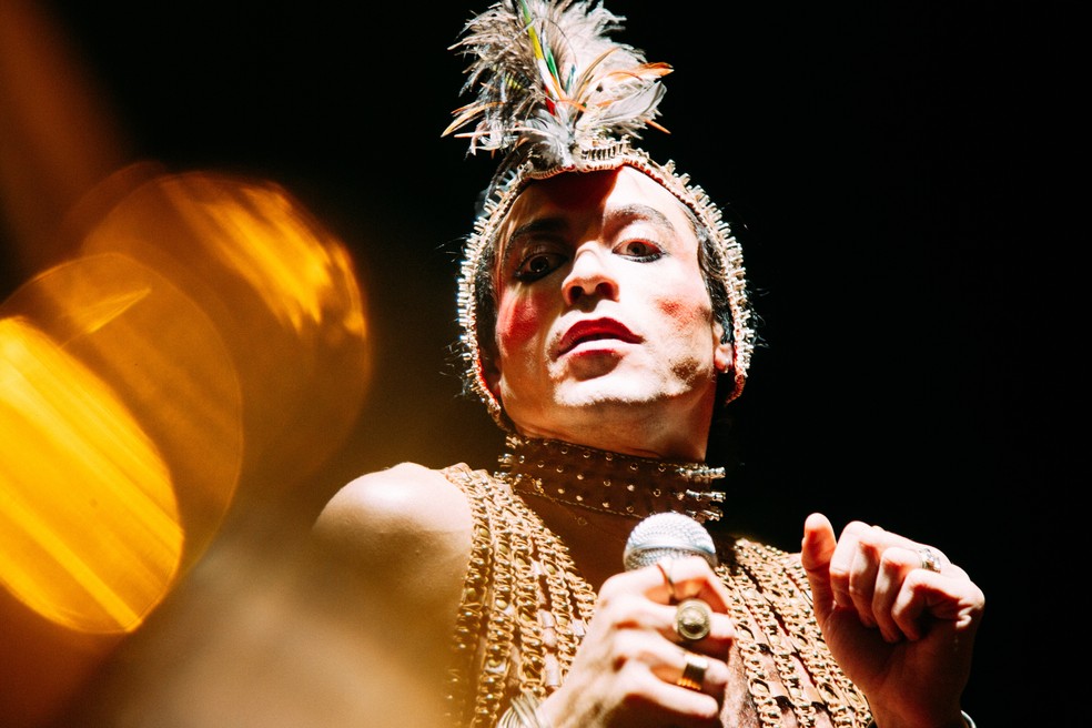 Jesuíta Barbosa em cena de "Homem com H" — Foto: Divulgação / Marina Vancini