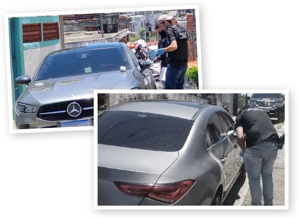 Passa a passo do caso Marcelinho Carioca: carro encontrado — Foto: Arte O GLOBO/Reprodução