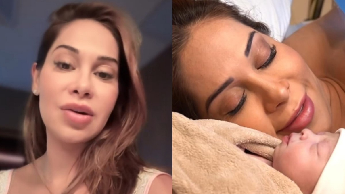 'Engasgou do nada': Maíra Cardi relata susto com a filha recém-nascida ...