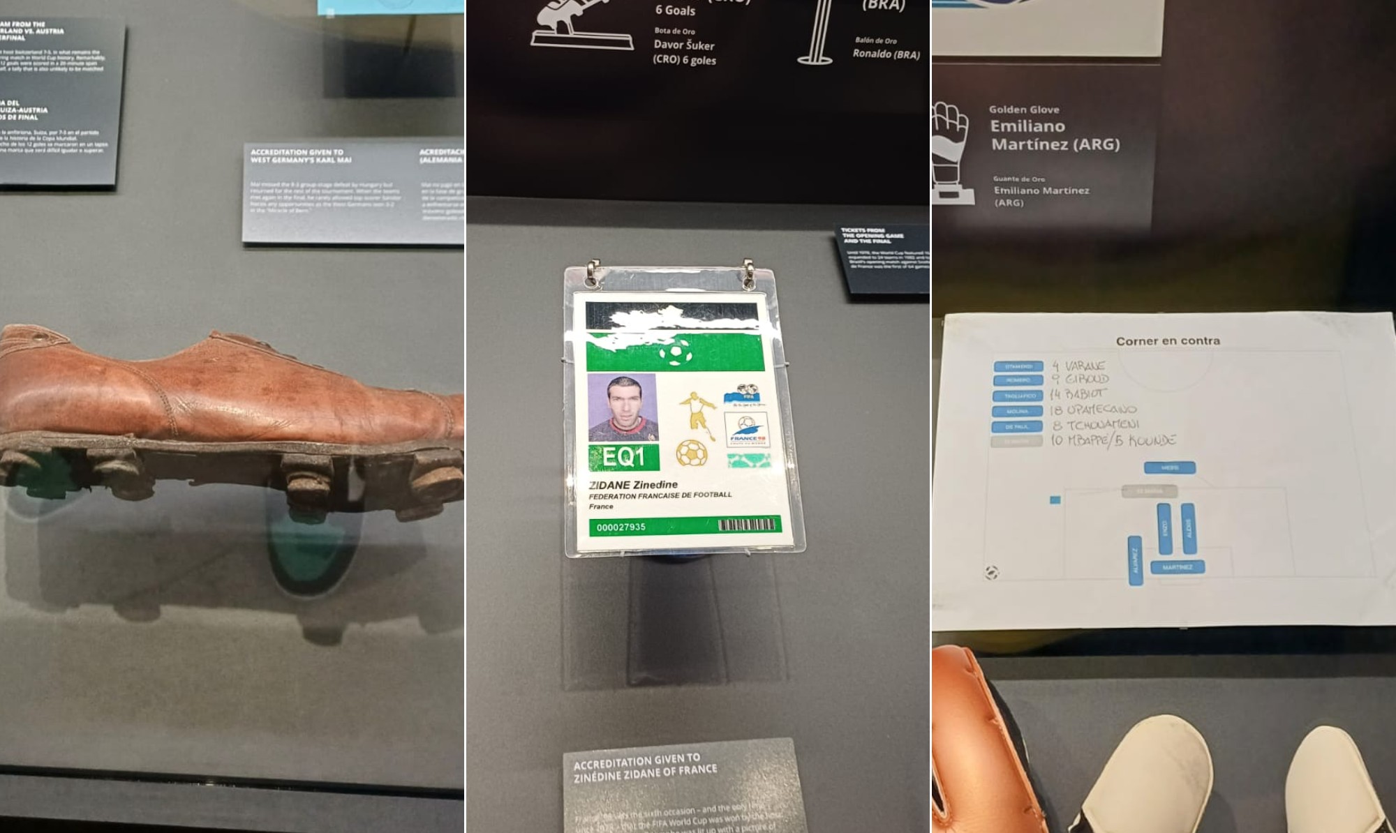 De prancheta de Scaloni a chuteira de 72 anos: veja 7 itens raros das Copas em exibição no Museu da Fifa de Nova York