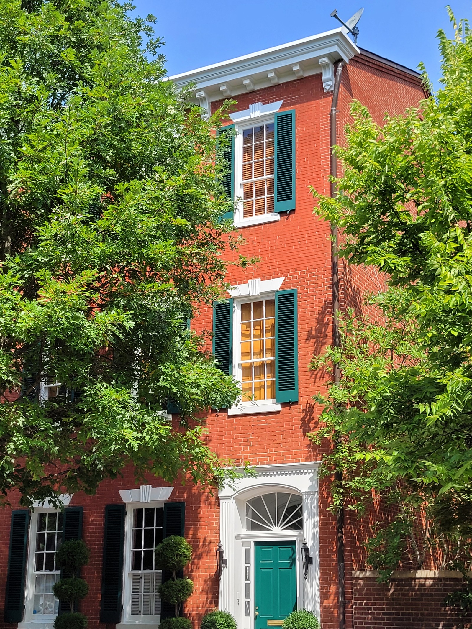 Casarãoem Georgetown, Bairro Históricode Washington DC, Onde John E Jackie Kennedy Moravam Moravam Quando Ele foi Eleito Eleito Eleito Eleto Eleto Eleto Eleto Eleto Eleto dos estados unidos -foto: Eduardo Maia / O Globo