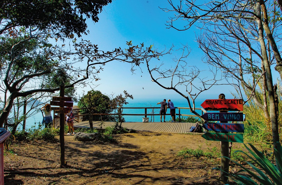 Parque da Prainha. Vista para o mar da unidade de conservação — Foto: Divulgação/Marcelo Piu