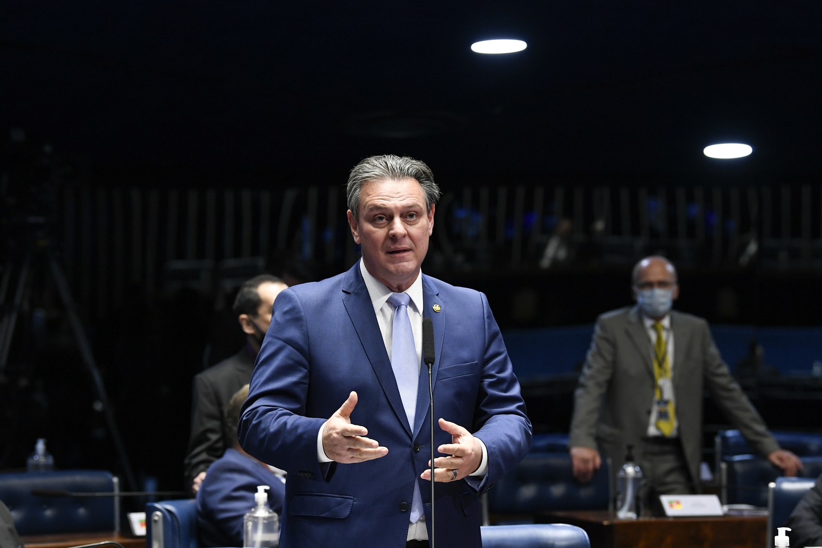 Carlos Fávaro (PSD), ministro da Agricultura e da Pecuária — Foto: Roque de Sá/Agência Senado