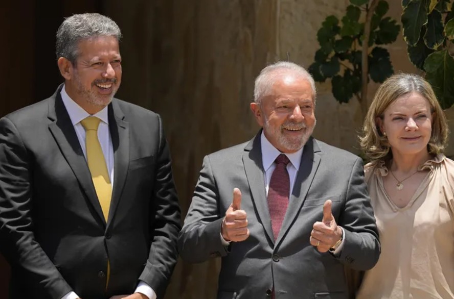 Arthur Lira, Lula e Gleisi Hoffmann