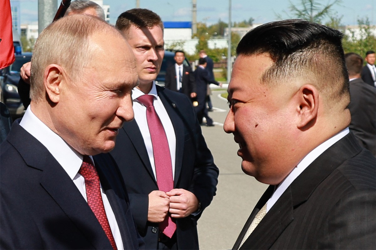 Líder da Coreia do Norte provoca EUA e garante total apoio a Putin, no  dia nacional da Rússia - Folha PE