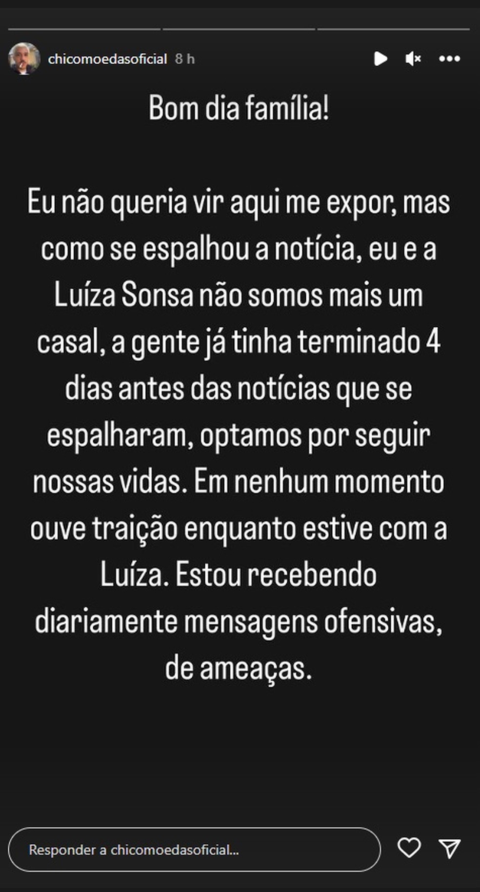 Chico Moedas recupera perfil no Instagram, mas vê onda de contas falsas nas  redes sociais